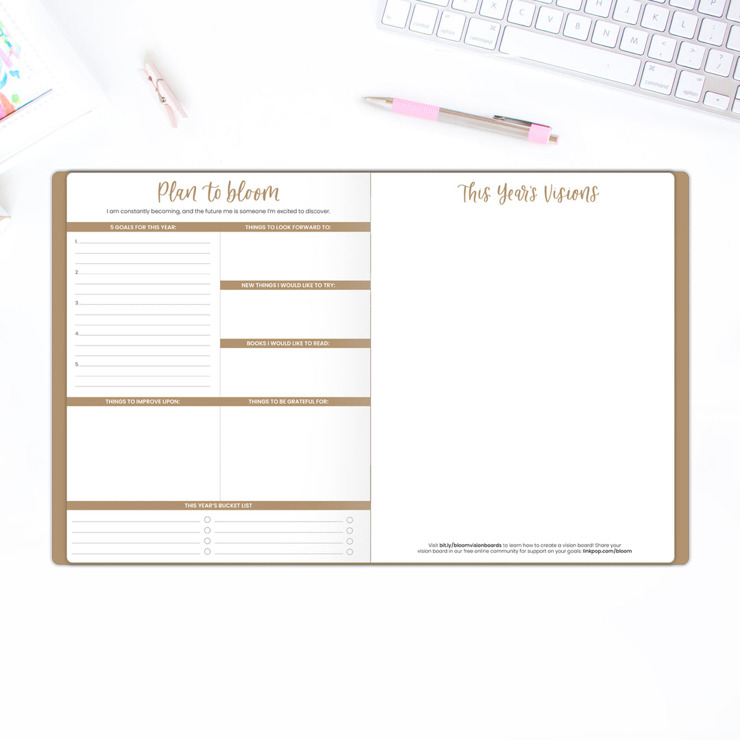 2026 Monthly Planner, 9" x 12", Garden Party
