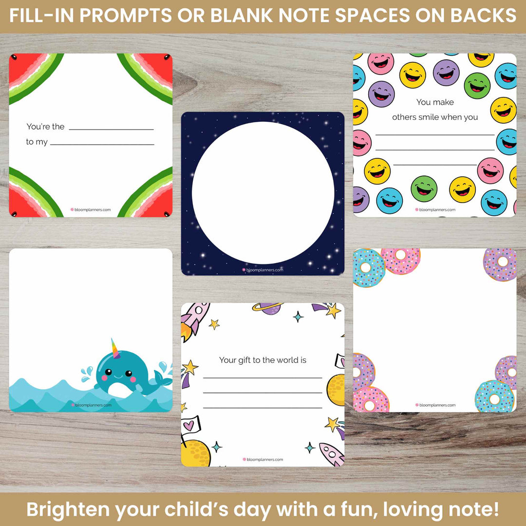 Card Deck, Lunch Box Notes