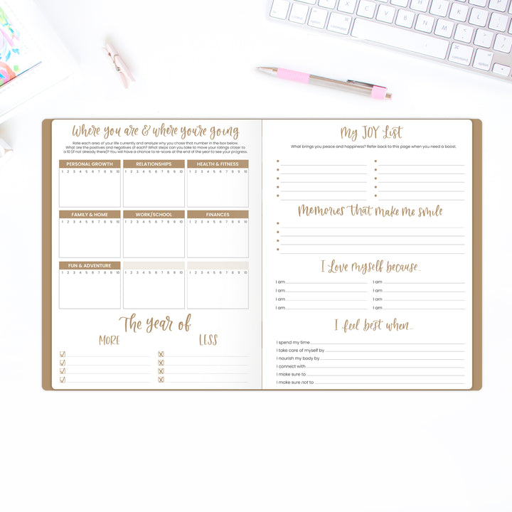 2026 Monthly Planner, 9" x 12", Midnight Sky