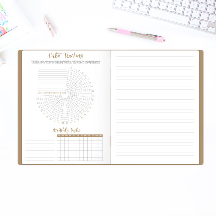 2026 Monthly Planner, 9" x 12", Midnight Sky