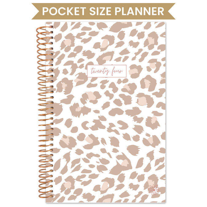 Duo Pocket Diary - White Pages 2024 - Rose Calendars