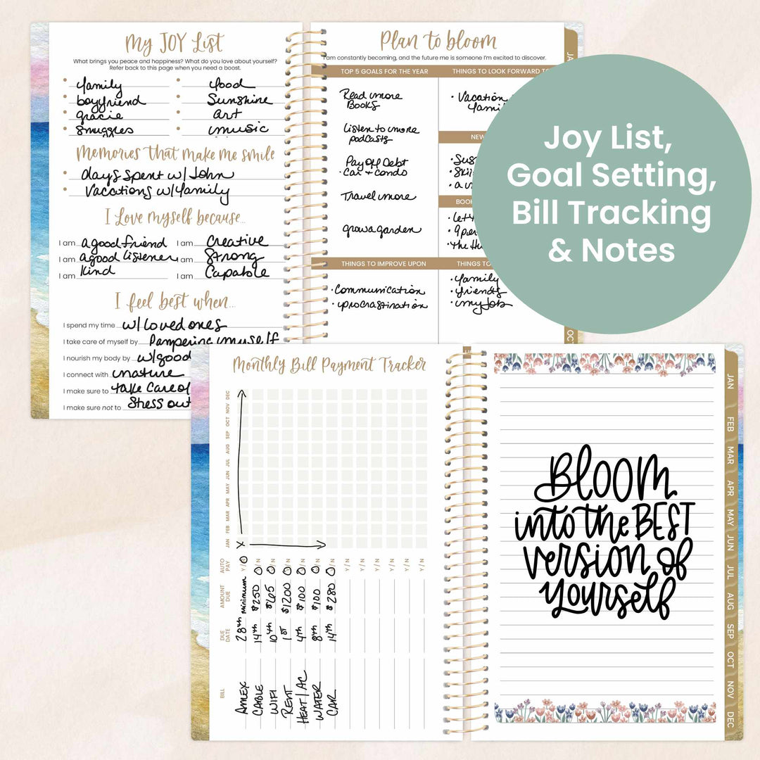 2026 Soft Cover Planner, 4" x 6", Coastal Calm