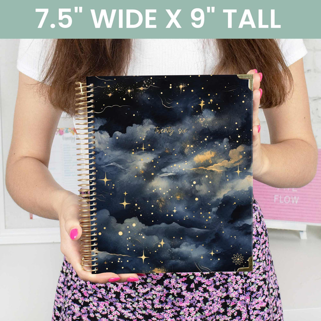 2026 Vision Planner, 7.5" x 9", Midnight Sky