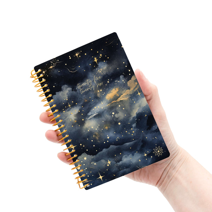 2025-26 Soft Cover Planner, 4" x 6", Midnight Sky