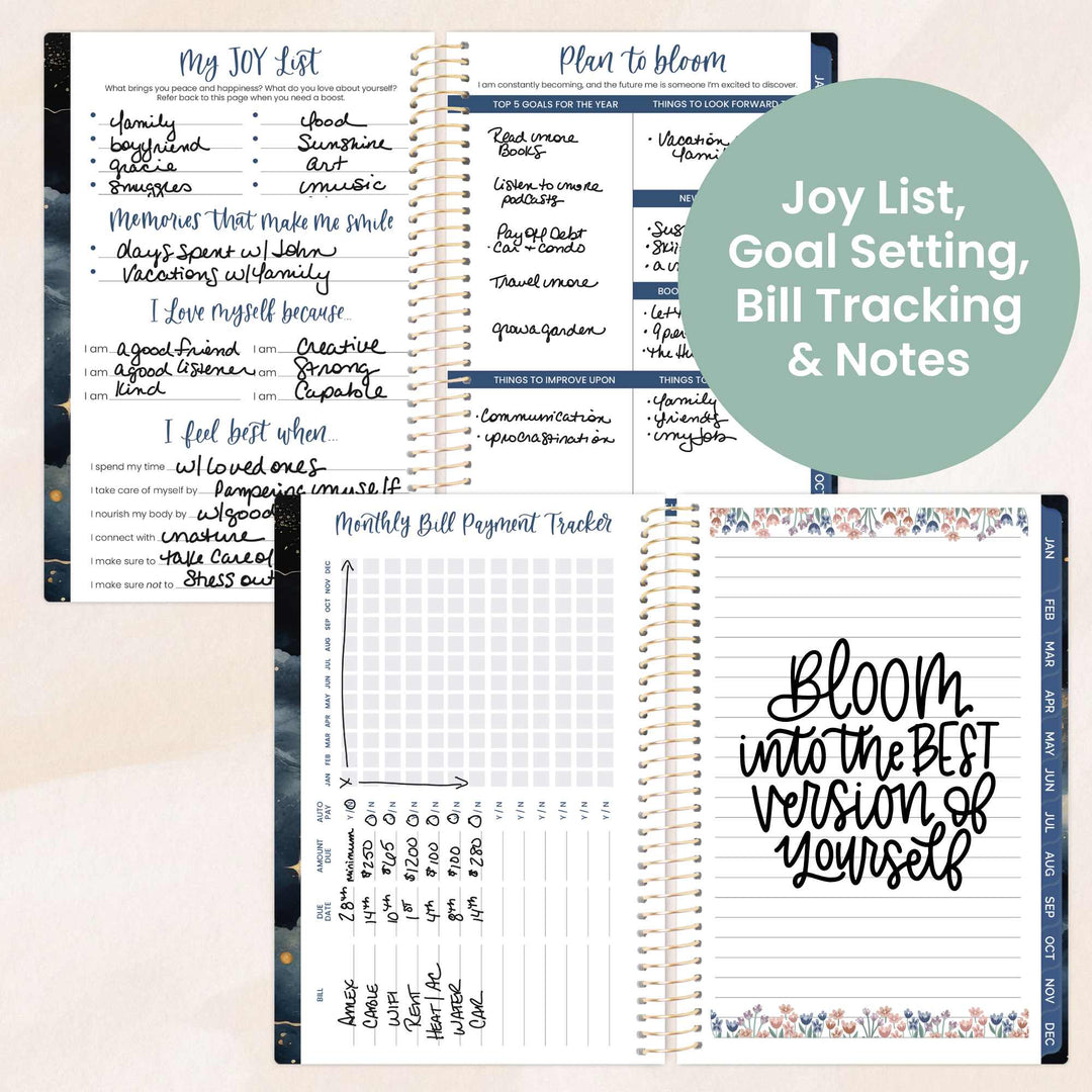 2026 Soft Cover Planner, 4" x 6", Midnight Sky