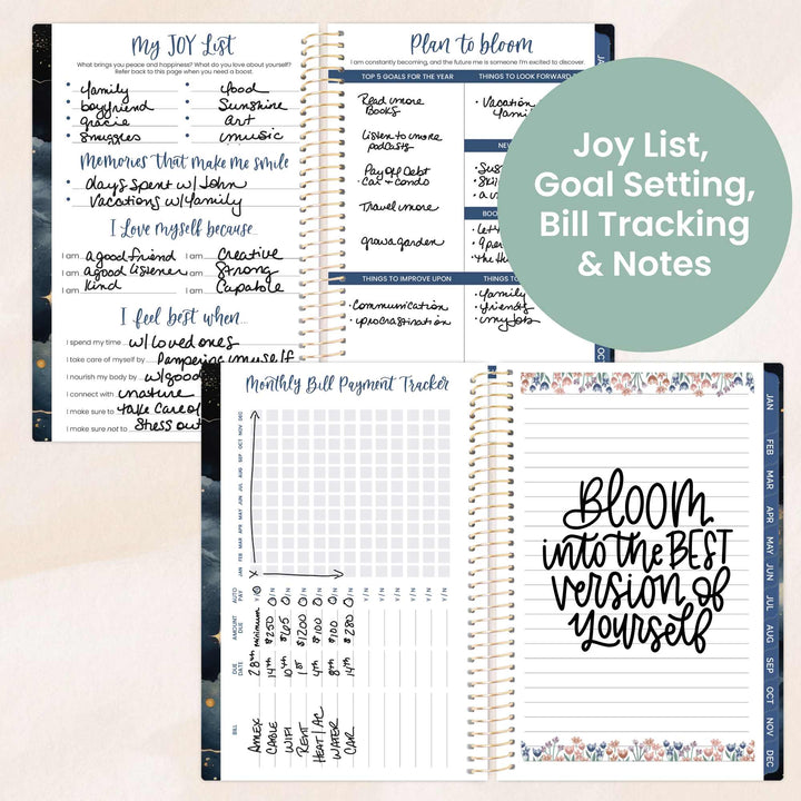 2026 Soft Cover Planner, 4" x 6", Midnight Sky