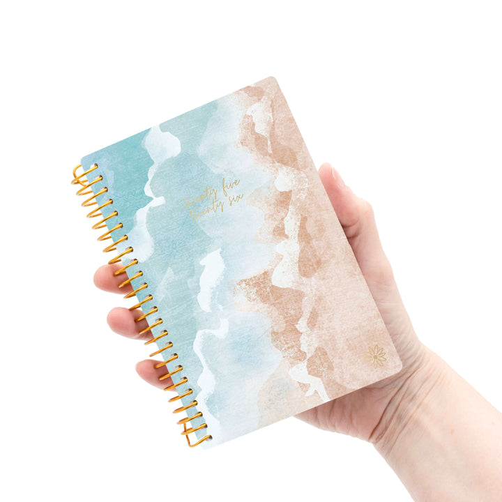 2025-26 Soft Cover Planner, 4" x 6", Ocean Oasis