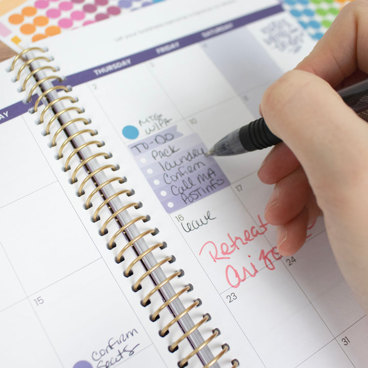 Planner Stickers, Color Coding Pack, Bright