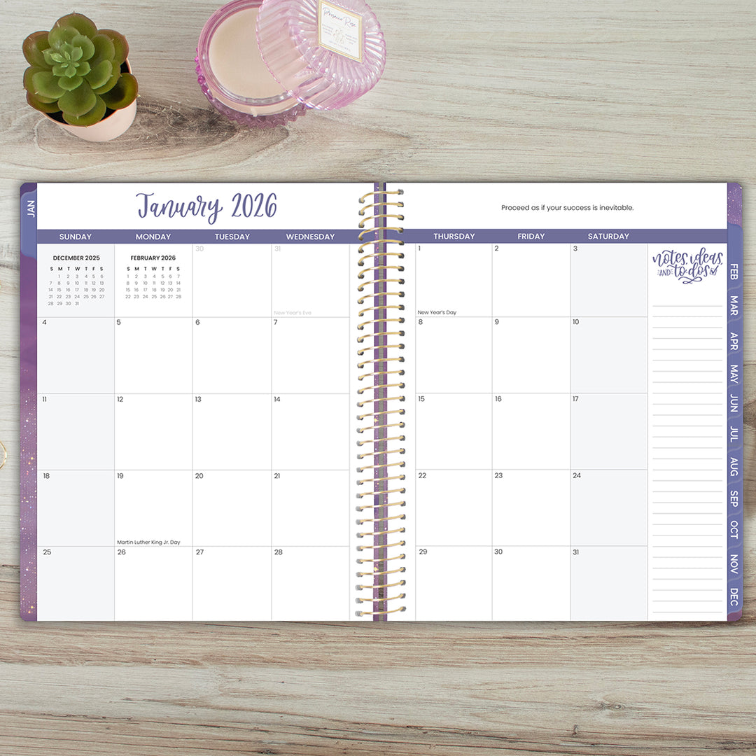 2026 Soft Cover Planner, 8.5" x 11", Good Things are Coming