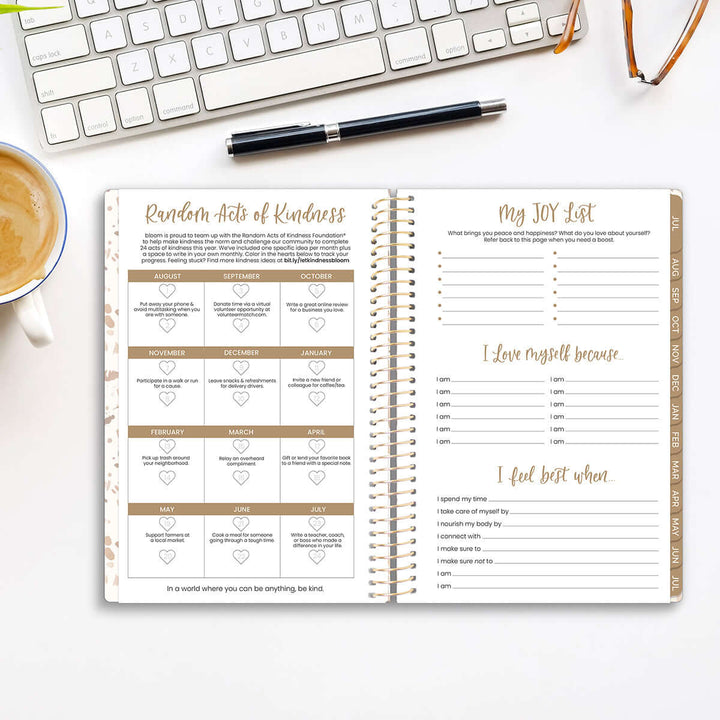 2025-26 Soft Cover Planner, 5.5" x 8.25", Moments of Grace