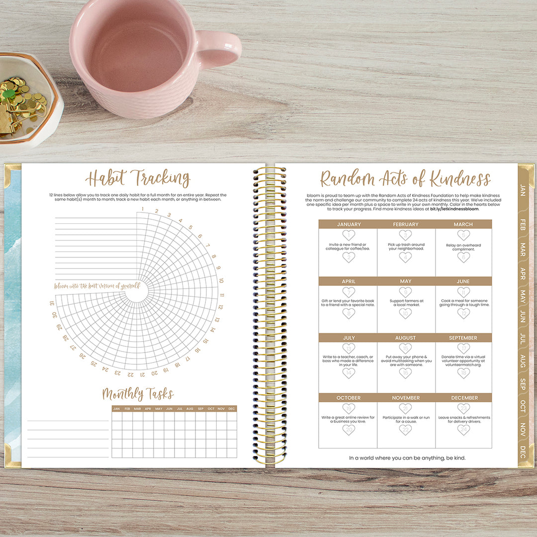 2026 Vision Planner, 7.5" x 9", Ocean Oasis