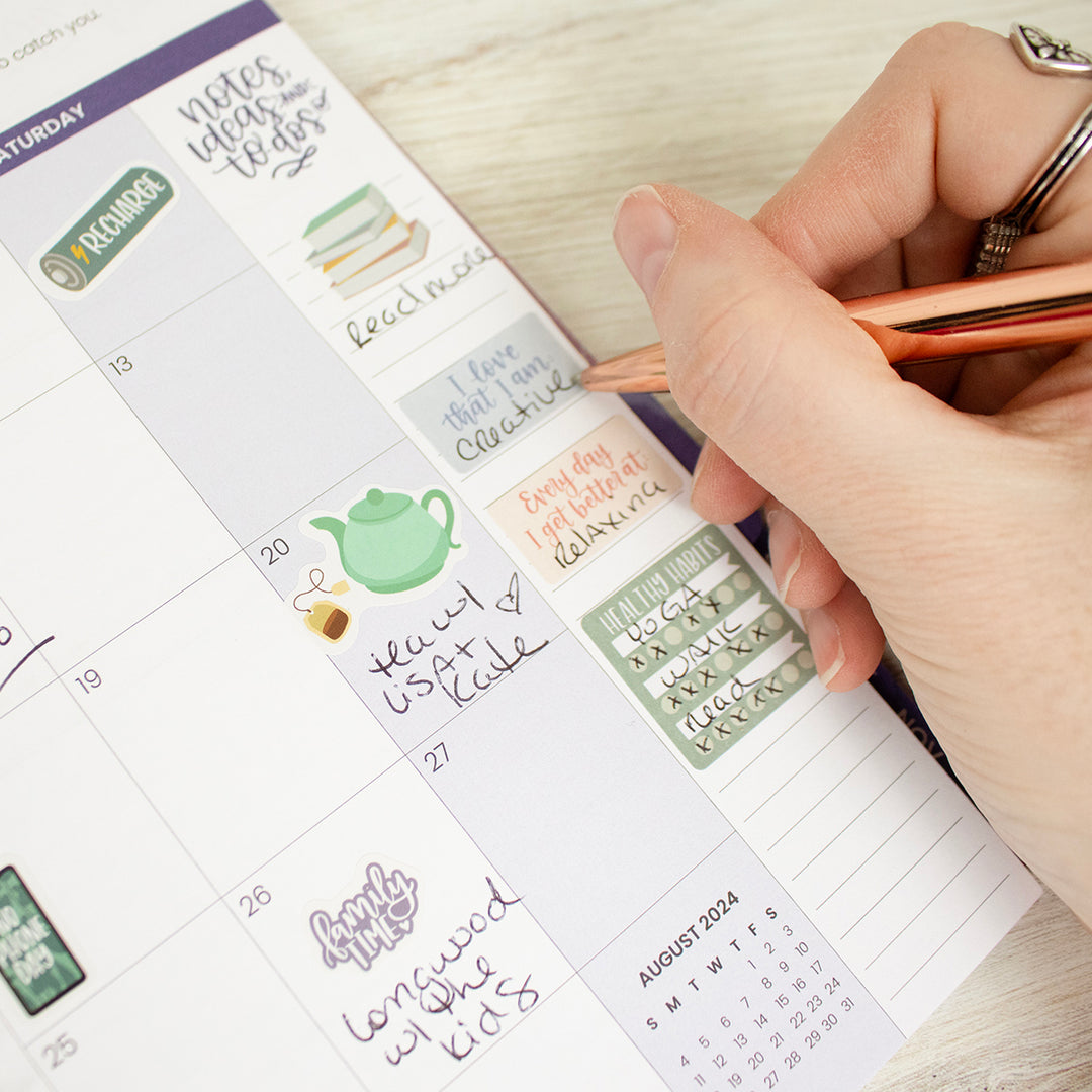 Planner Stickers, Rest is Self-Care Pack