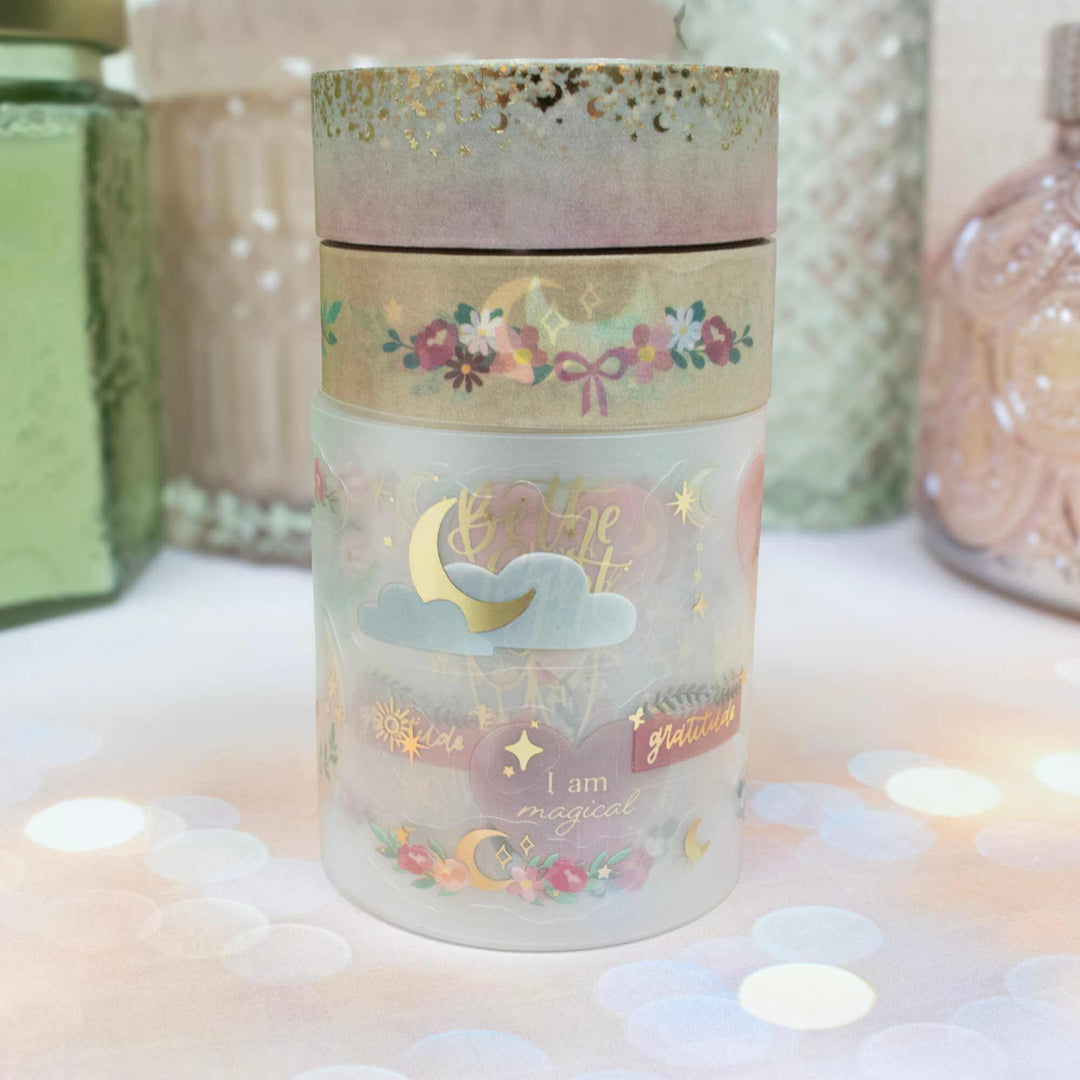 Washi & PET Tape Set, Boho Celestial - Simply Gilded x bloom
