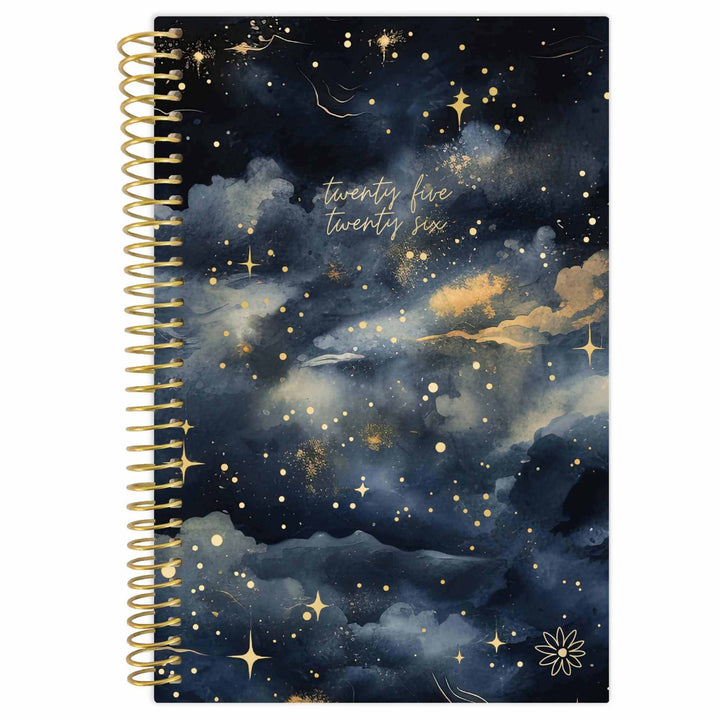 2025-26 Soft Cover Planner, 4" x 6", Midnight Sky