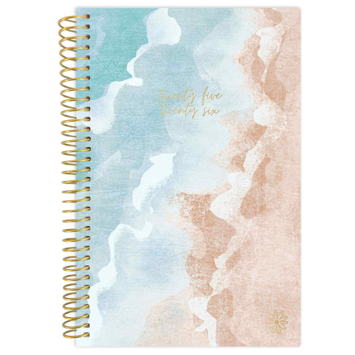 2025-26 Soft Cover Planner, 4" x 6", Ocean Oasis