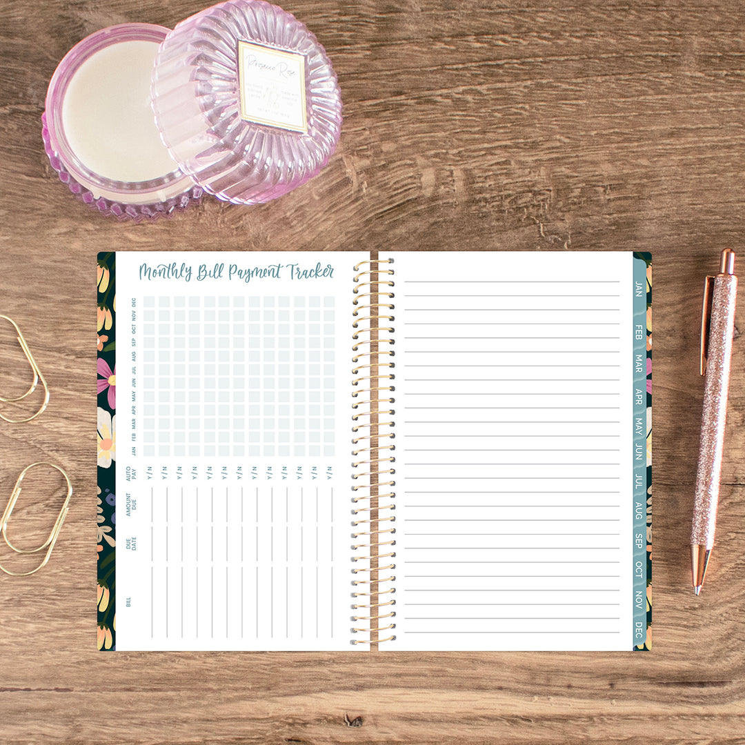 2026 Soft Cover Planner, 4" x 6", Blooming Wildly