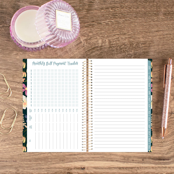 2026 Soft Cover Planner, 4" x 6", Blooming Wildly