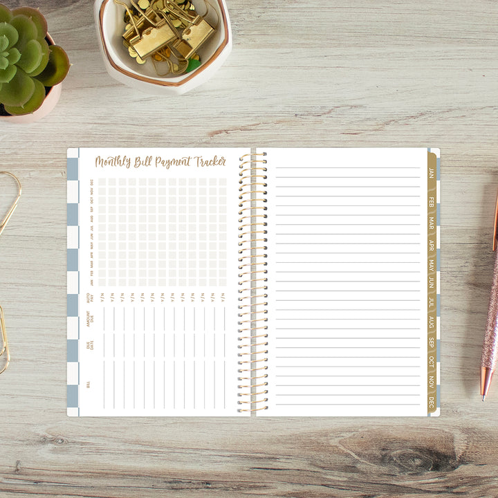 2026 Soft Cover Planner, 4" x 6", Checkered