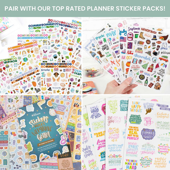 2026 Hard Cover Planner, 8.5" x 11", Coastal Calm