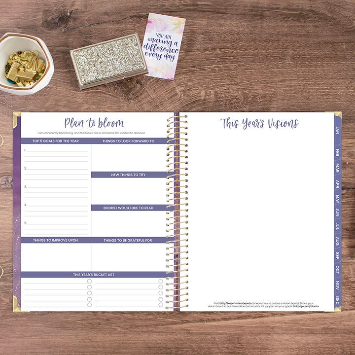 2026 Hard Cover Planner, 8.5" x 11", Good Things are Coming