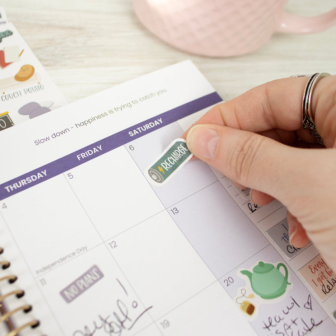 Planner Stickers, Rest is Self-Care Pack
