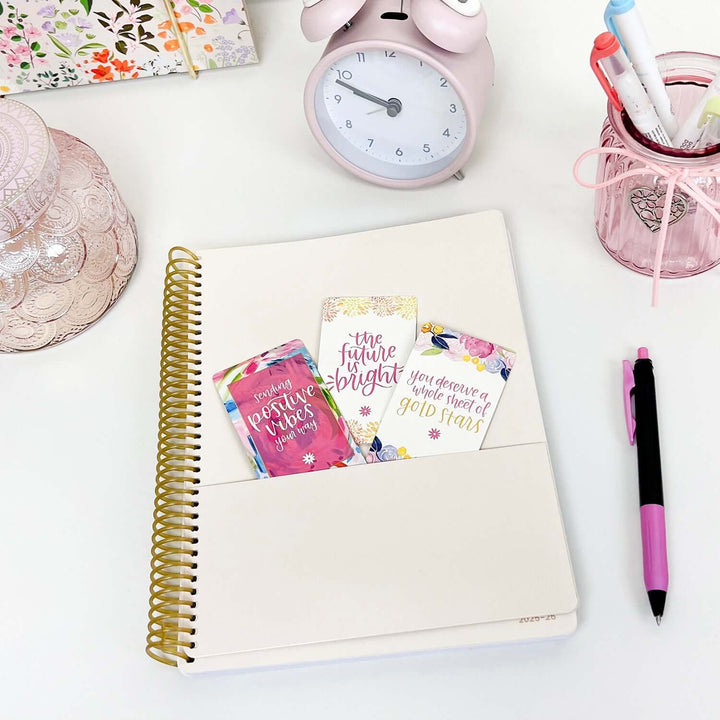 2025-26 Soft Cover Daisy Student Planner, 7" x 9", So Many Reasons to be Happy