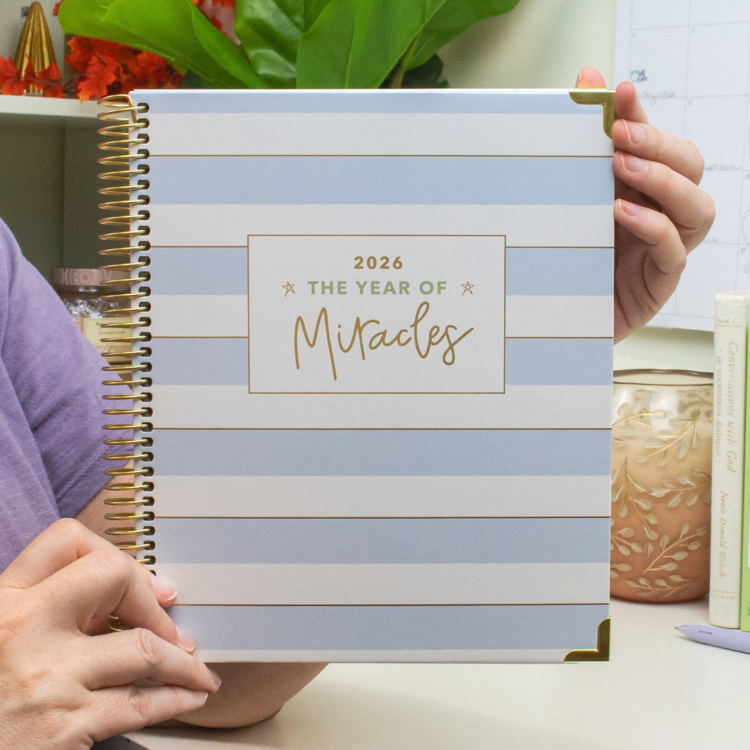 2026 bloom x Cleerely Stated Planner, 7.5" x 9", Year of Miracles