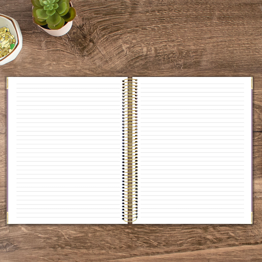 6-Month Undated Daily To-Do Planner, 7” x 9”, Purple Linen