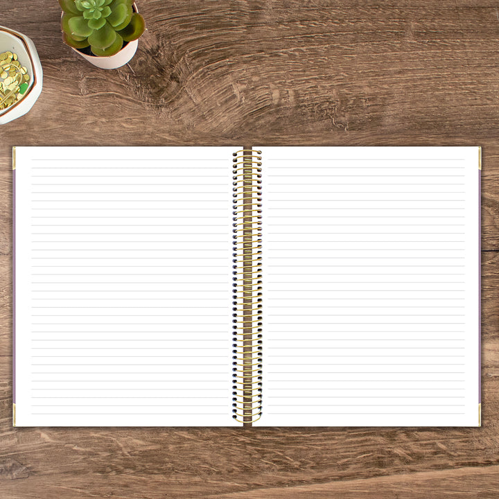 6-Month Undated Daily To-Do Planner, 7” x 9”, Purple Linen