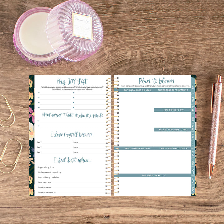 2026 Soft Cover Planner, 4" x 6", Blooming Wildly