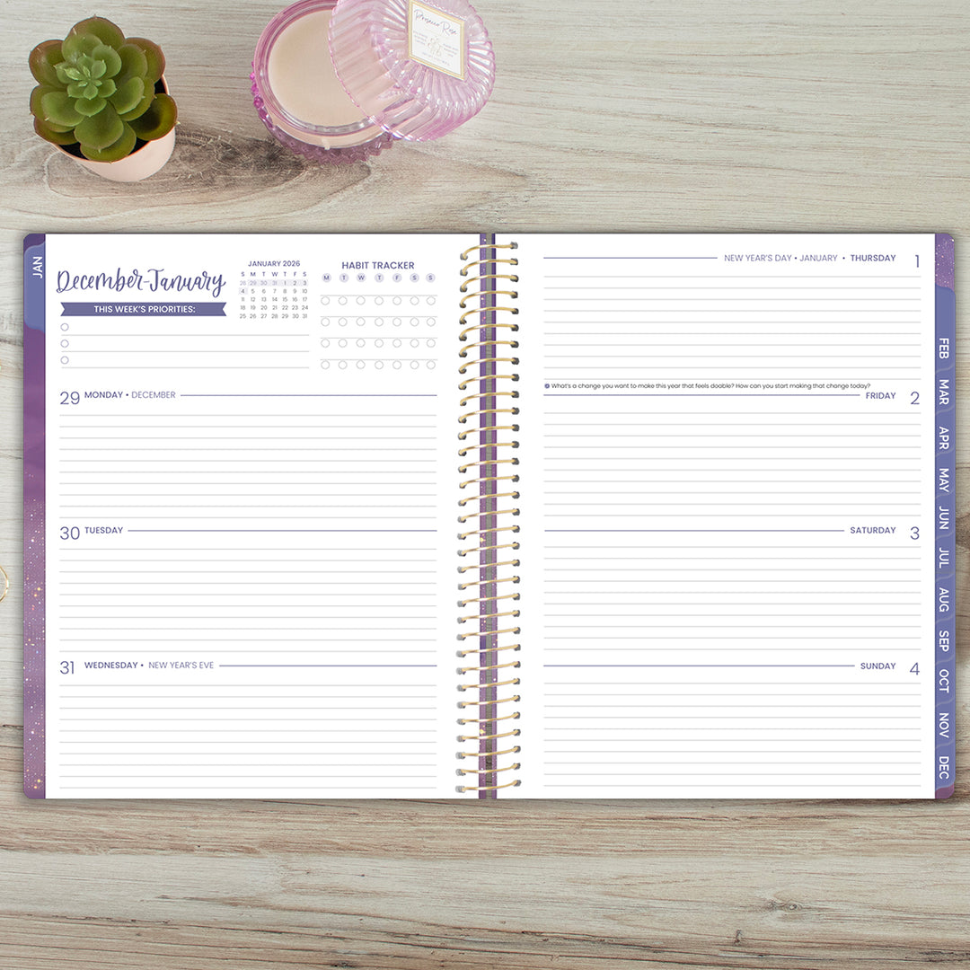 2026 Soft Cover Planner, 8.5" x 11", Good Things are Coming