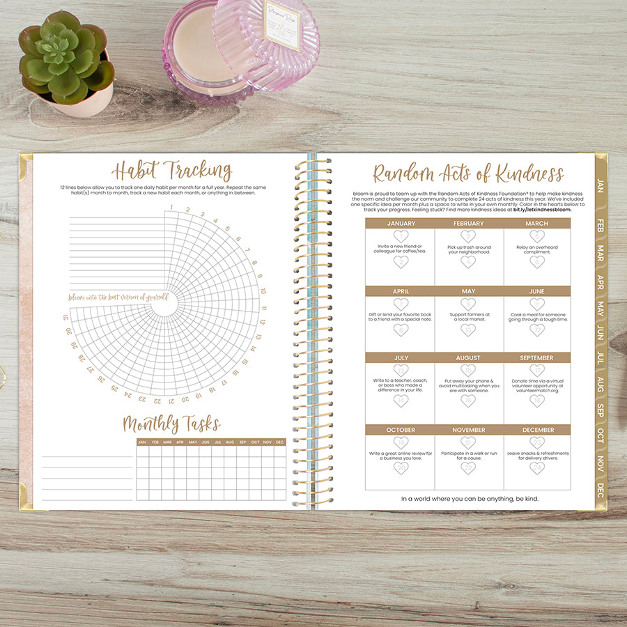 2026 Hard Cover Planner, 8.5" x 11", Ocean Oasis