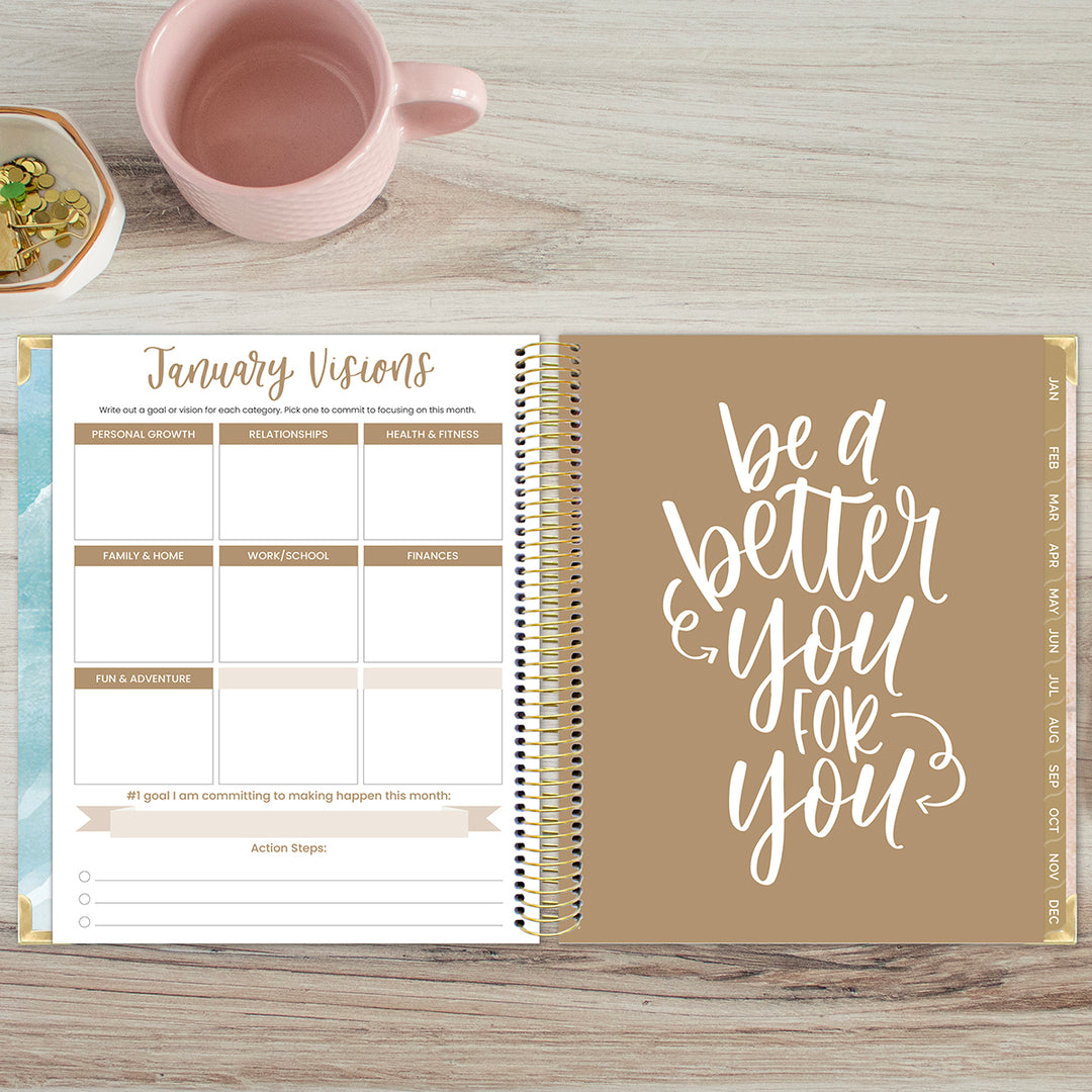 2026 Vision Planner, 7.5" x 9", Ocean Oasis