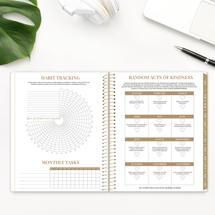 2026 Timed Vertical Weekly Planner, 8.5" x 11", Interchangeable Cover