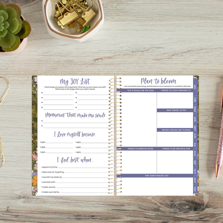 2026 Soft Cover Planner, 4" x 6", Wildflower Mountainside