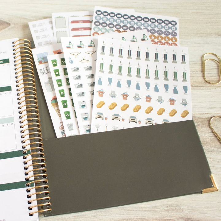 Planner Stickers, Household Chore Pack