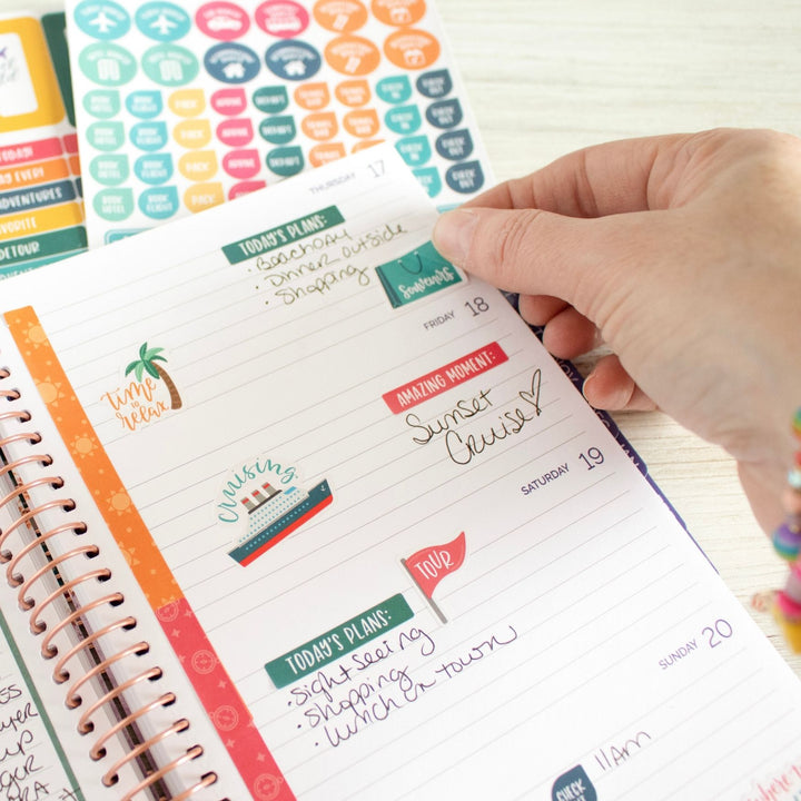 Planner Stickers, Travel Pack