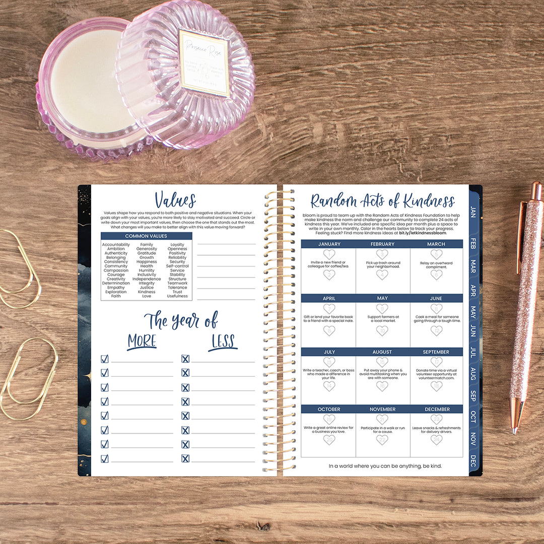 2026 Soft Cover Planner, 4" x 6", Midnight Sky