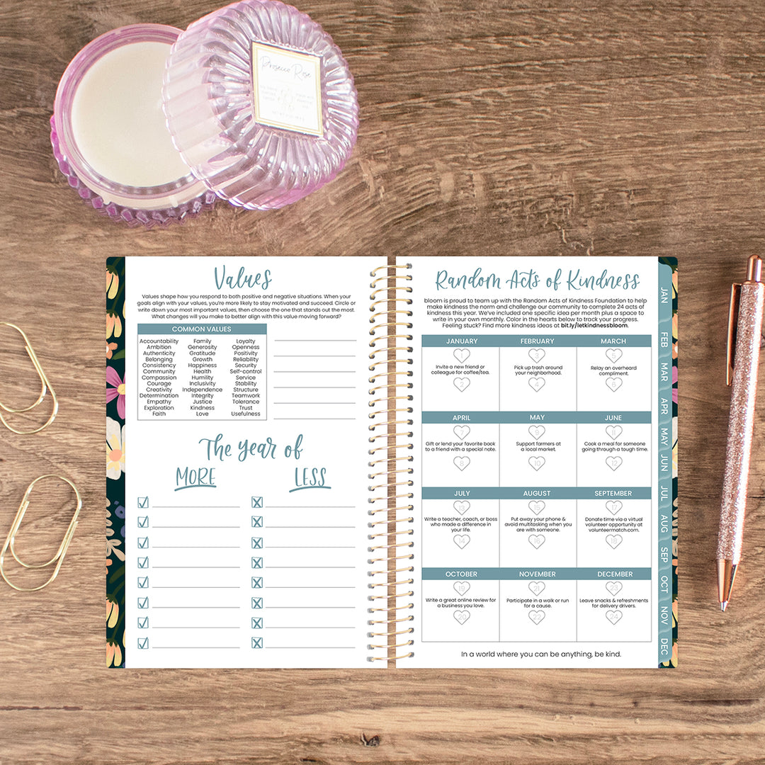 2026 Soft Cover Planner, 4" x 6", Blooming Wildly