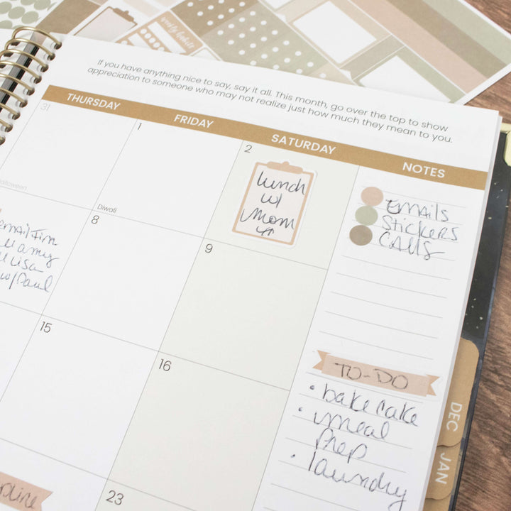 Planner Stickers, Color Coding Pack, Aesthetic Boho