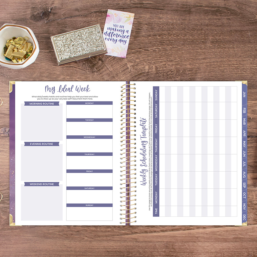 2026 Hard Cover Planner, 8.5" x 11", Good Things are Coming