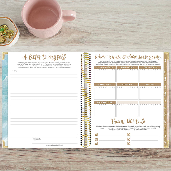 2026 Vision Planner, 7.5" x 9", Ocean Oasis