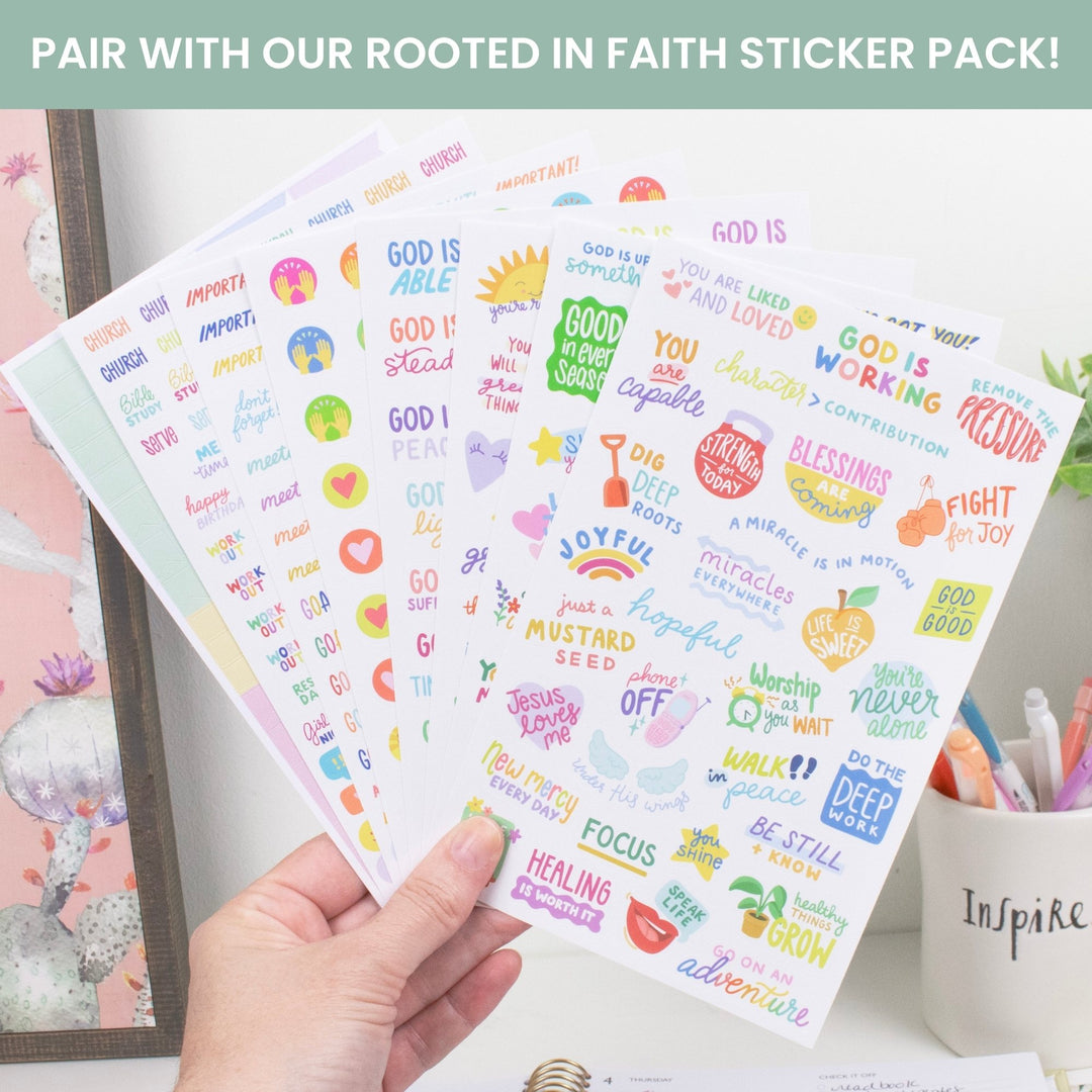 2026 bloom x Cleerely Stated Planner, 7.5" x 9", Year of Miracles