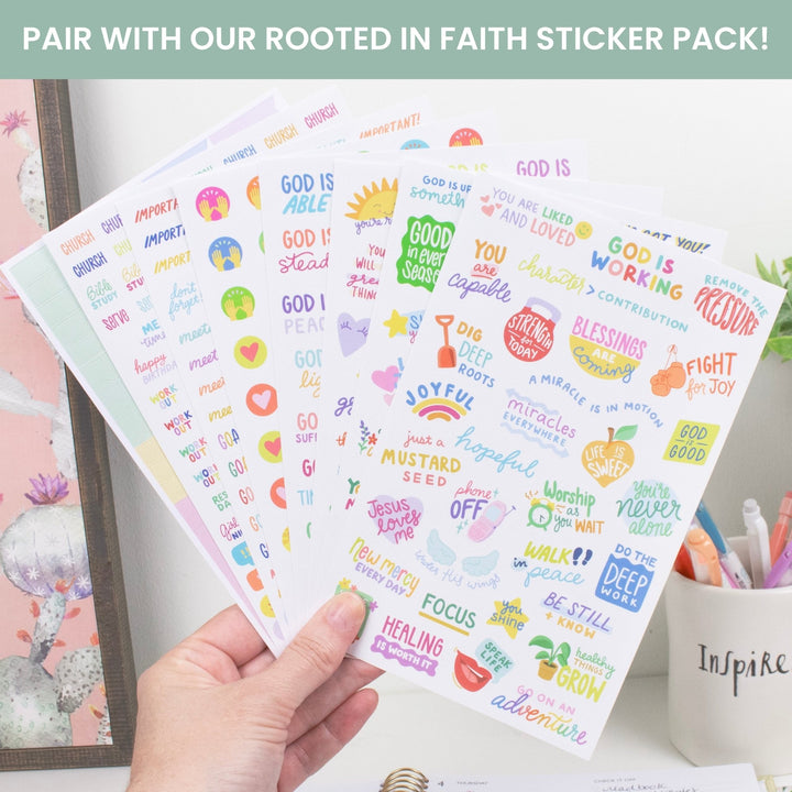 2026 bloom x Cleerely Stated Planner, 7.5" x 9", Year of Miracles