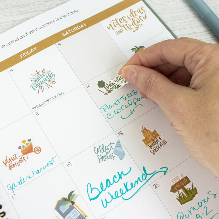 Planner Stickers, Seasonal Bucket Lists