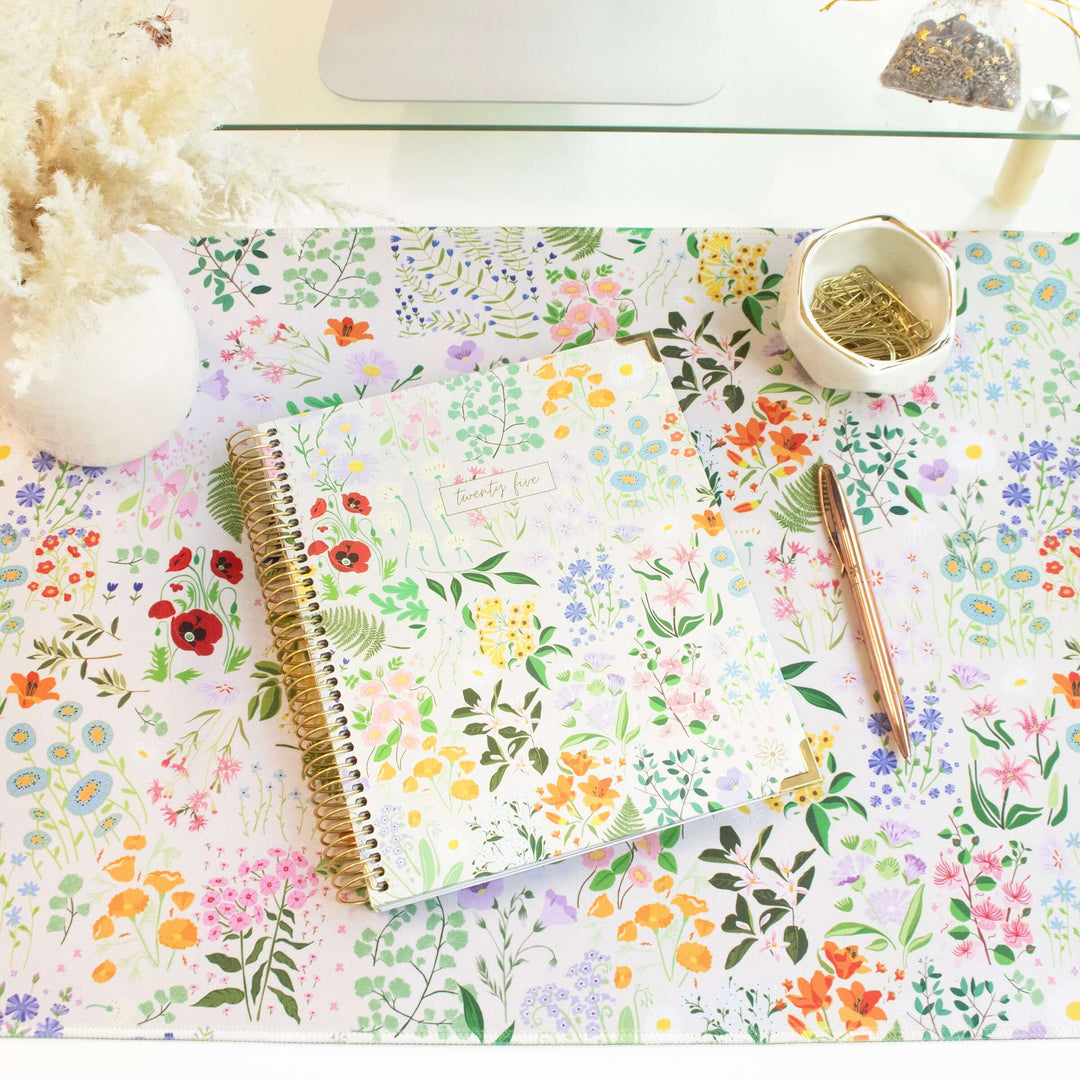 Large Desk Mat, Garden Party