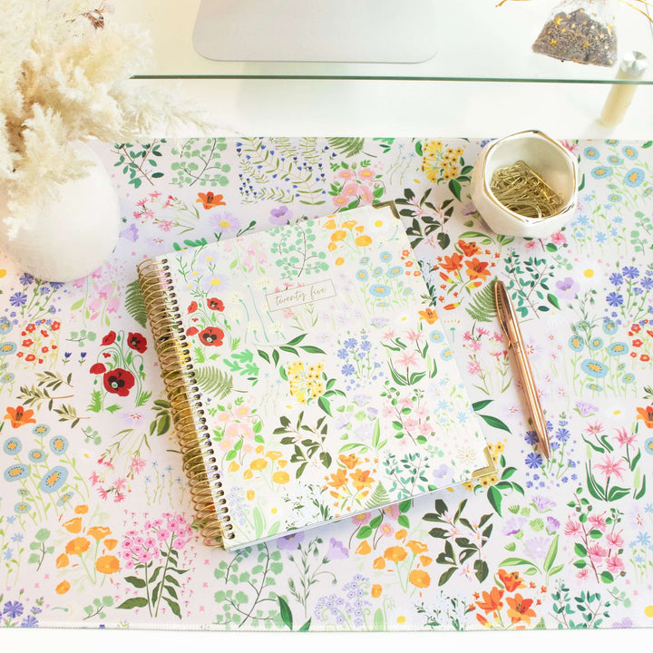 Large Desk Mat, Garden Party