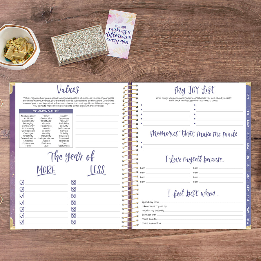 2026 Hard Cover Planner, 8.5" x 11", Good Things are Coming