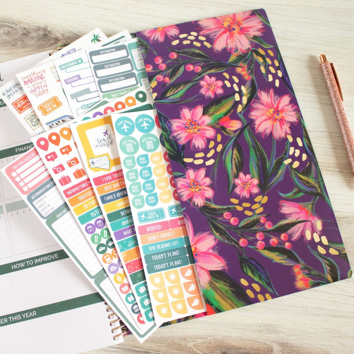 Planner Stickers, Travel Pack