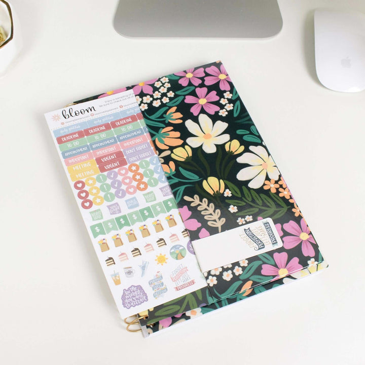 2025-26 Soft Cover Planner, 5.5" x 8.25", Blooming Wildly